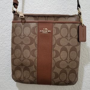Coach leather crossbody purse